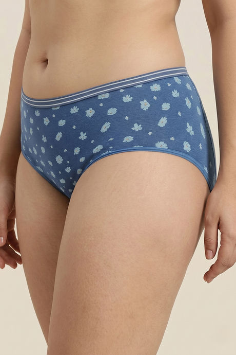 Zivame Regular Rise Full Coverage Hipster Panty (Pack of 3) - Multicolor — image 7
